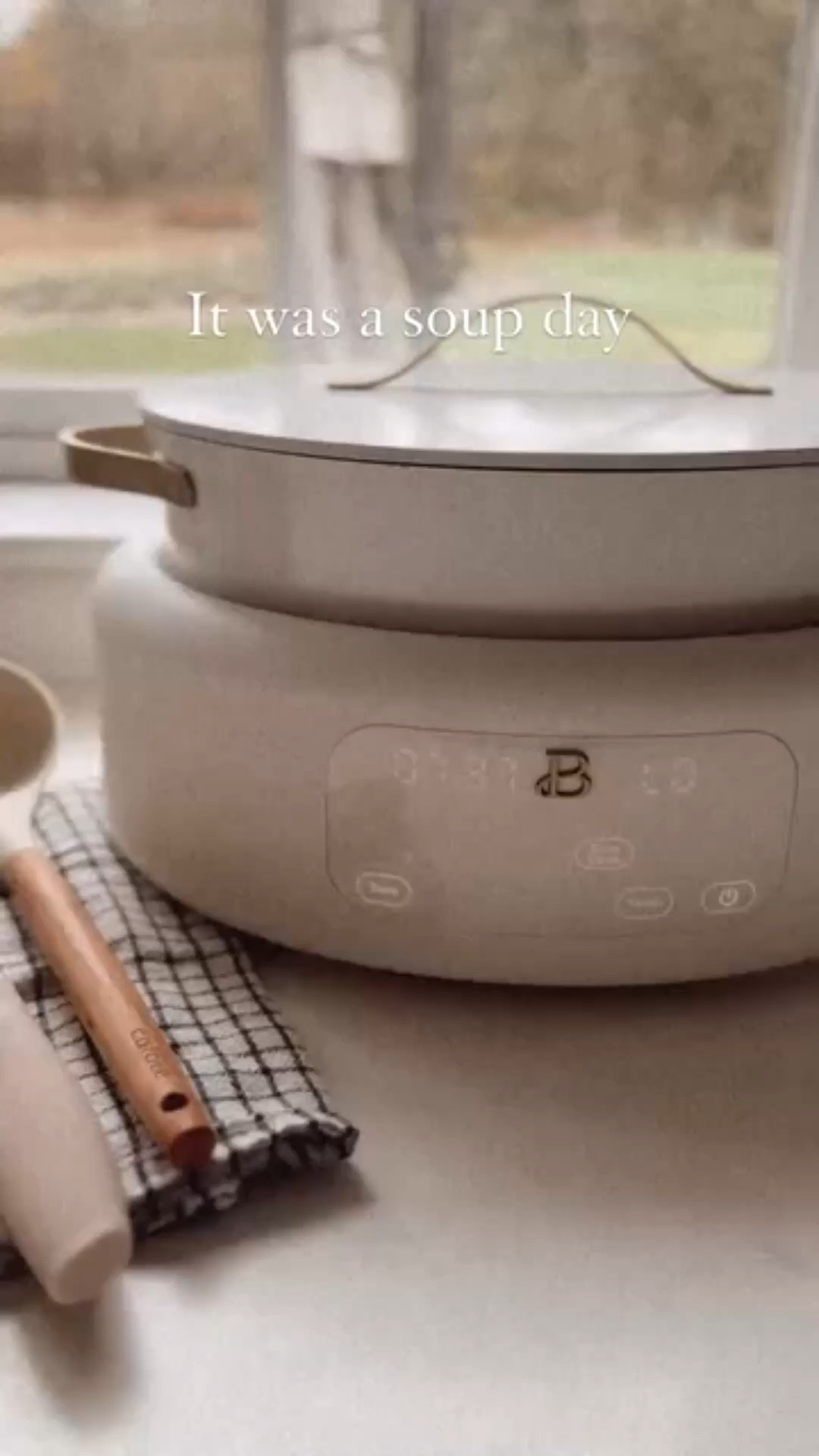 The most beautiful crockpot you’ve ever seen, and it also sizzles. 10 in 1. 

#LTKHome #LTKFamily #LTKParties