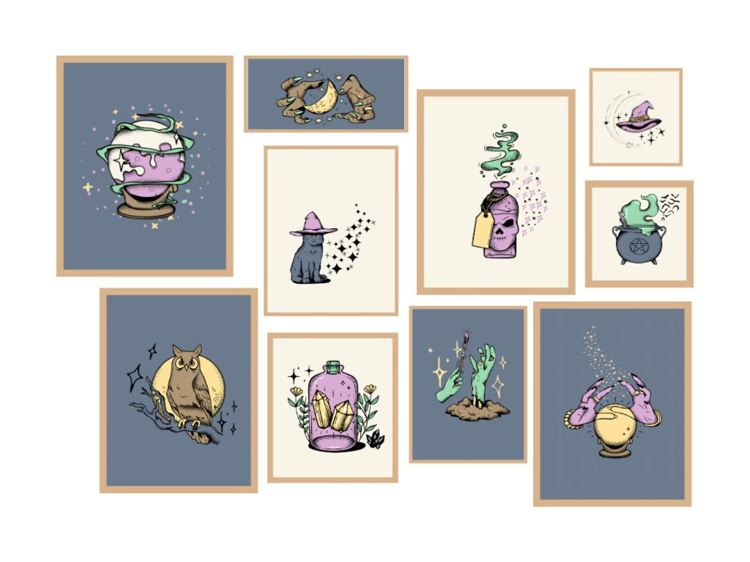 Hocus Pocus | Halloween | Spooky Season | Printable Wall Art | Digital Download | Etsy (US)