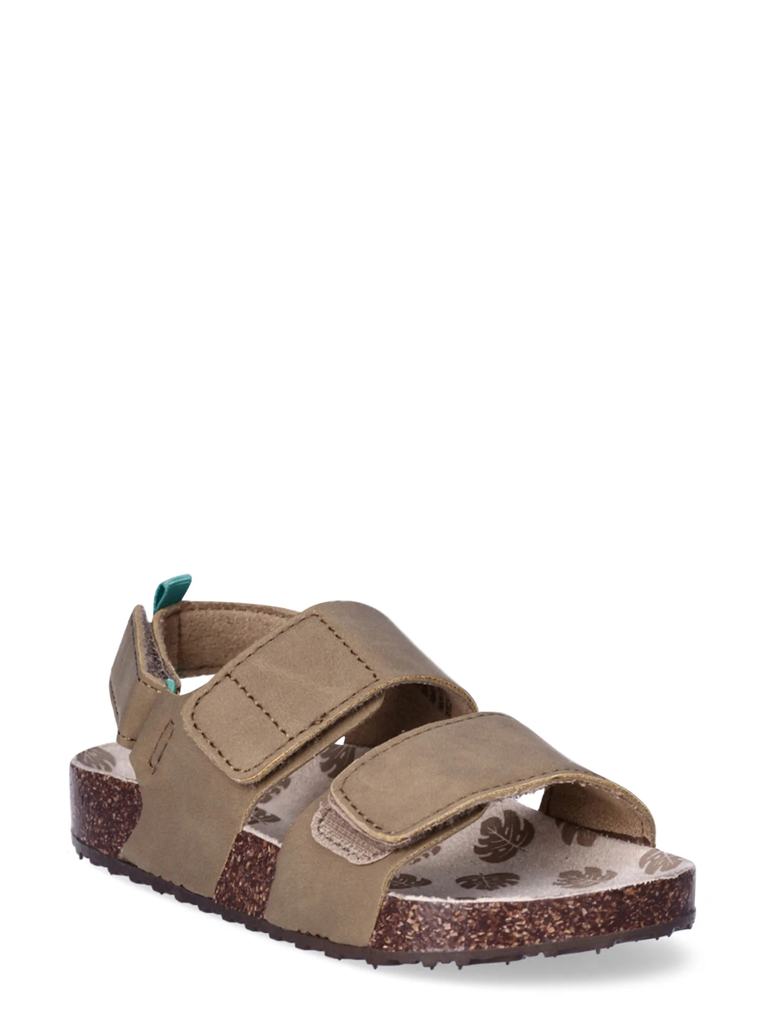 Wonder Nation Toddler Boy Double Band Footbed Sandals, Sizes 7-12 | Walmart (US)