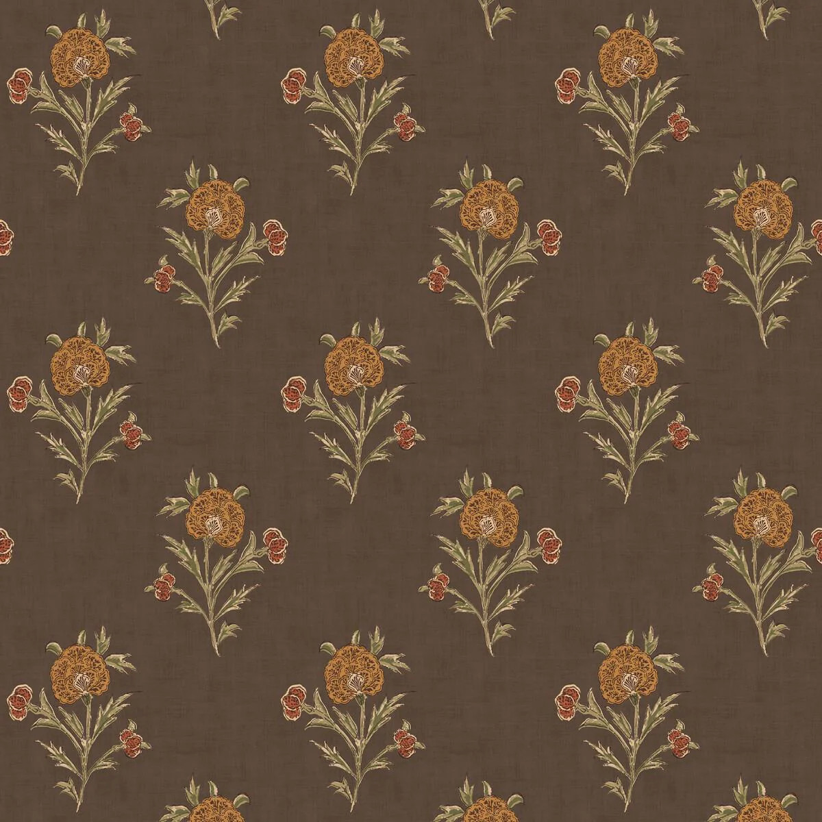 Mulberry Somerton Espresso Wallpaper | DecoratorsBest
