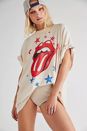 Rolling Stones One Size Tee | Free People (Global - UK&FR Excluded)