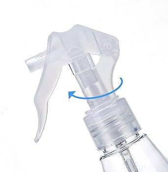 Suwimut 9 Pieces Plastic Spray Bottle, 200ml Clear Misting Spray Bottle for Hair, Water, Plant, R... | Amazon (US)