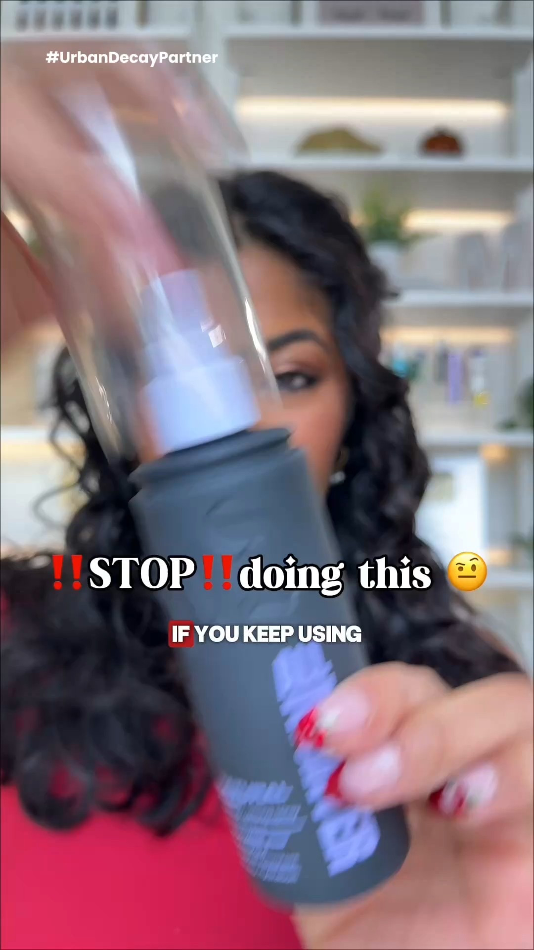 If you’re ONLY applying your setting spray at the end of your makeup routine, you’re not doing it right… @urbandecay all nighter setting spray is the OG 24 hour spray for a reason! #UrbanDecayPartner 

#LTKU #LTKBeauty #LTKFindsUnder50