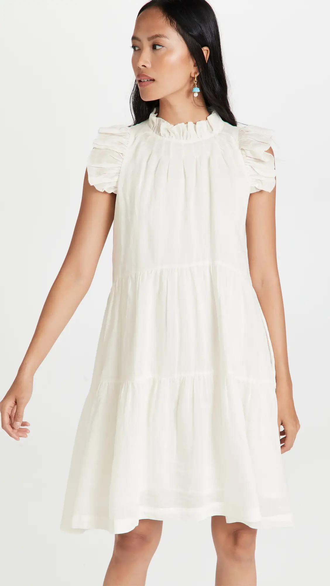 Sea Tier Waverly Flutter Sleeve Dress | Shopbop | Shopbop