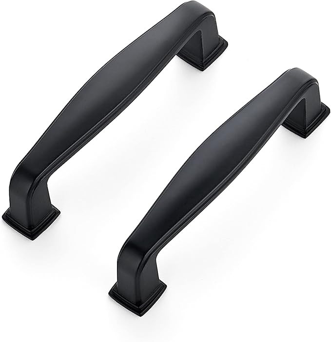 Ravinte 10 Pack Solid 3 Inch Kitchen Cabinet Handles Matte Black Cabinet Pulls Black Drawer Pulls... | Amazon (US)