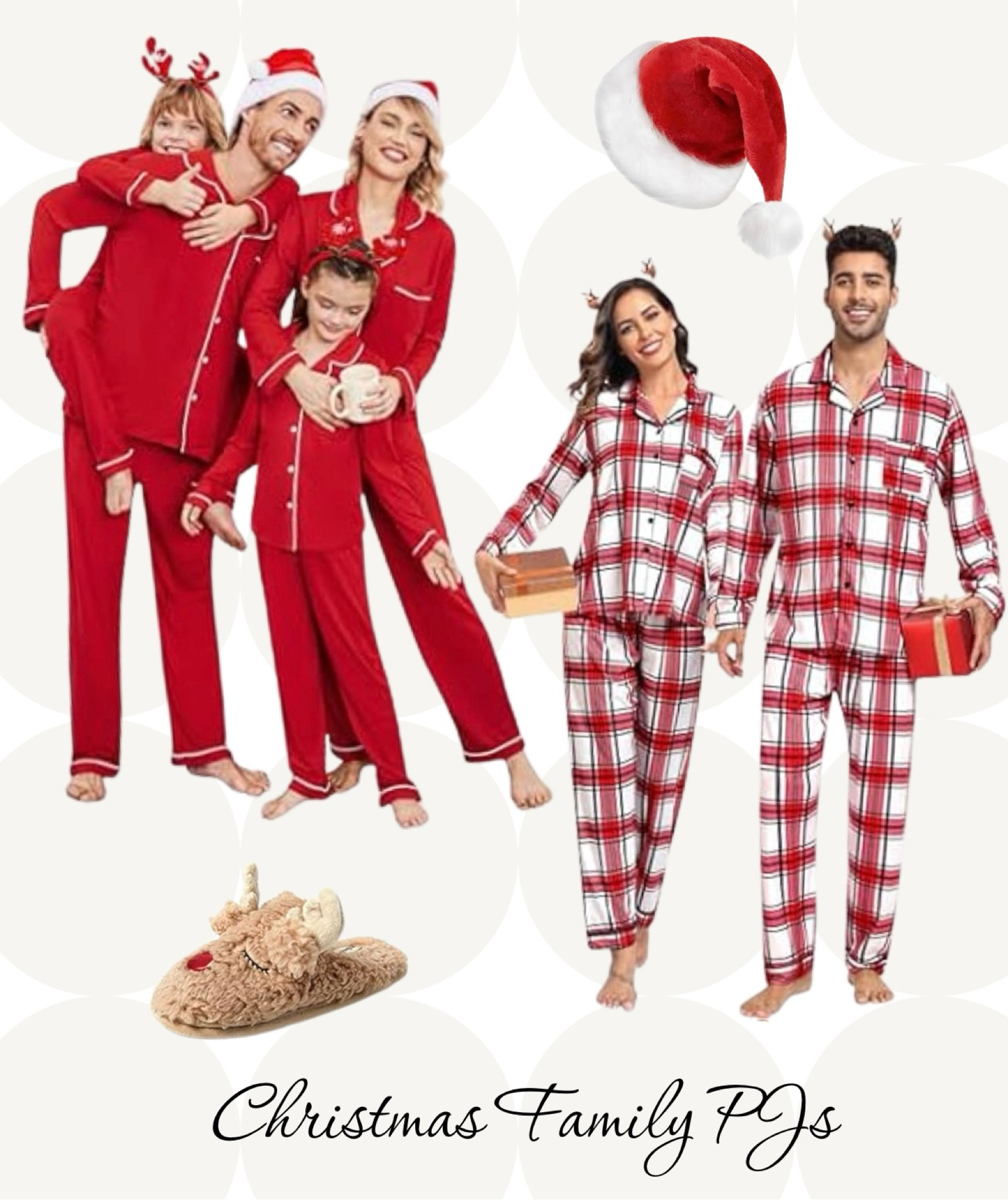 Christmas Matching Family Pajamas from Amazon! Soft pj’s and slippers for those perfect holiday photos or Christmas morning! 🎄🎅🏻

#LTKHoliday #LTKCyberWeek #LTKGiftGuide