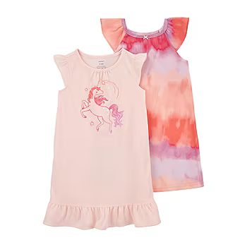 Carter's Toddler Girls Round Neck Sleeveless 2-pc. Nightgown | JCPenney