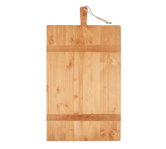 Reclaimed Pine Wood Rectangle Cheese Board | Pottery Barn (US)