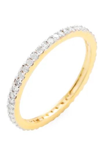 14K Yellow Gold Pave White Diamond Ring - 0.30 ctw | Nordstrom Rack