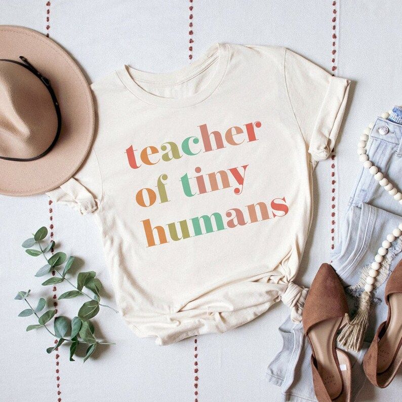 Teacher of Tiny Humans Shirt Preschool Teacher Shirt Teacher | Etsy Canada | Etsy (CAD)