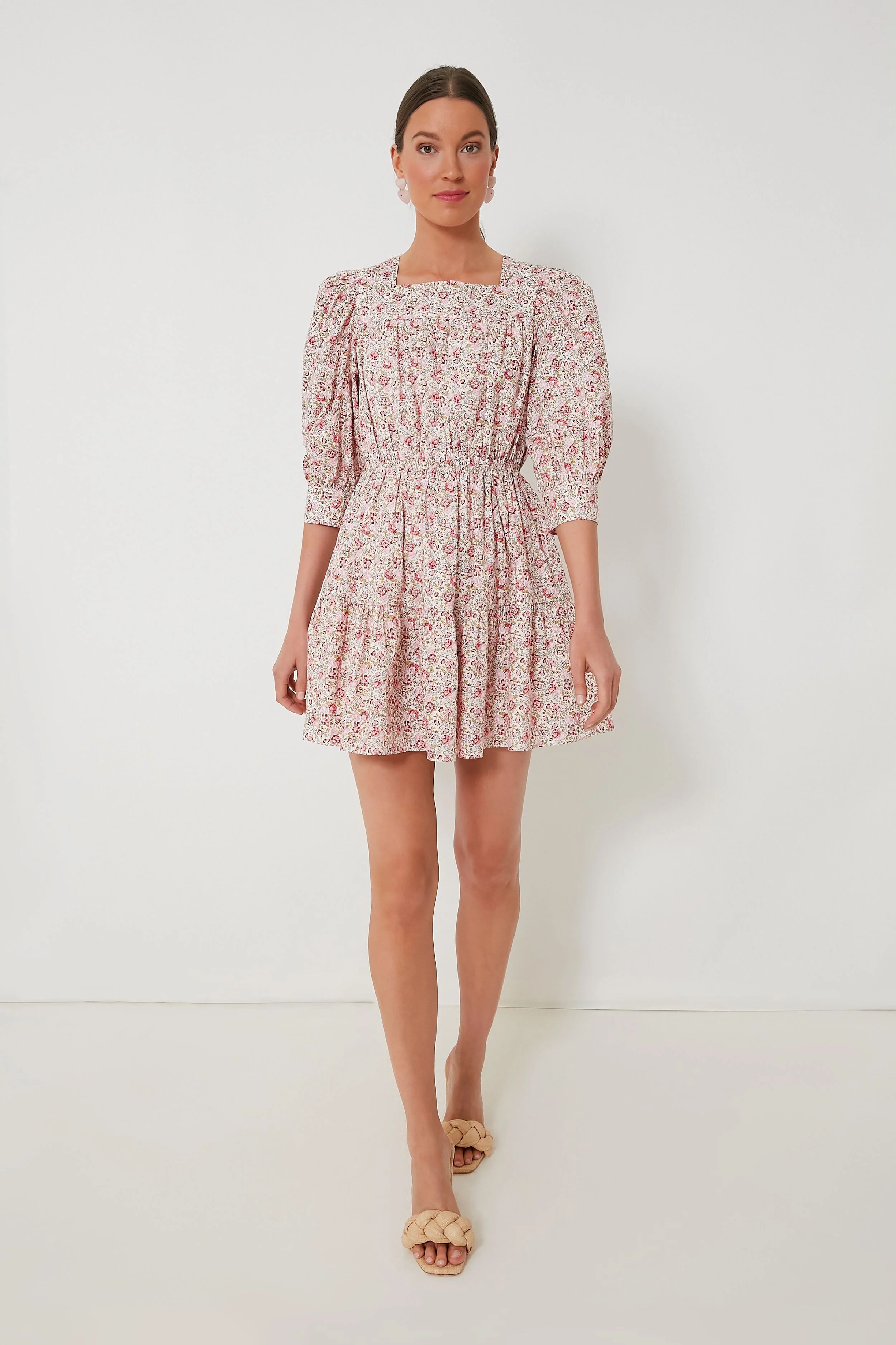 Pink and Red Floral Maddie Mini Dress | Tuckernuck (US)