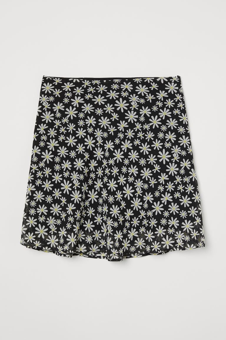 To All the Boys I’ve Loved Before x H&M. A-line skirt in a recycled polyester weave with a conc... | H&M (UK, MY, IN, SG, PH, TW, HK)