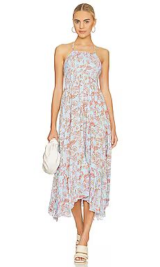 Free People Heat Wave Dress in Robins Egg Combo from Revolve.com | Revolve Clothing (Global)