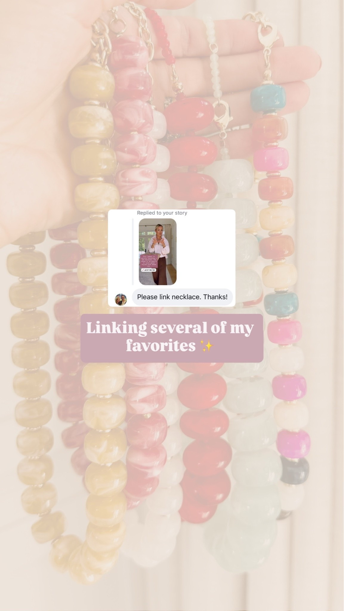 These necklaces have been on repeat for me! So affordable and I have grabbed so many colors😍

Loverly grey, Amazon jewelry, rainbow stone necklace dupe, beaded resin necklace

#LTKBeauty