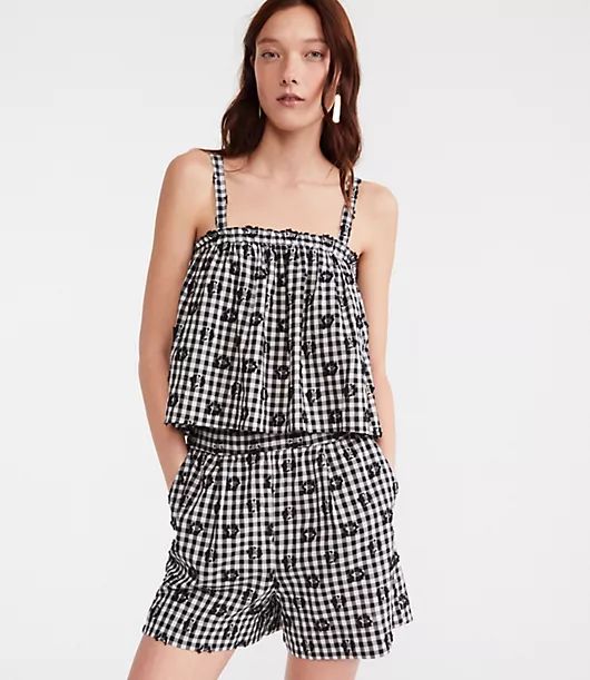 Floral Gingham Shorts | Lou & Grey | Lou & Grey (US)