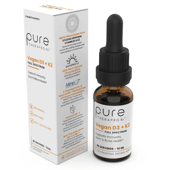 Vegan D3 + K2 Full-Spectrum | Pure TheraPro Rx