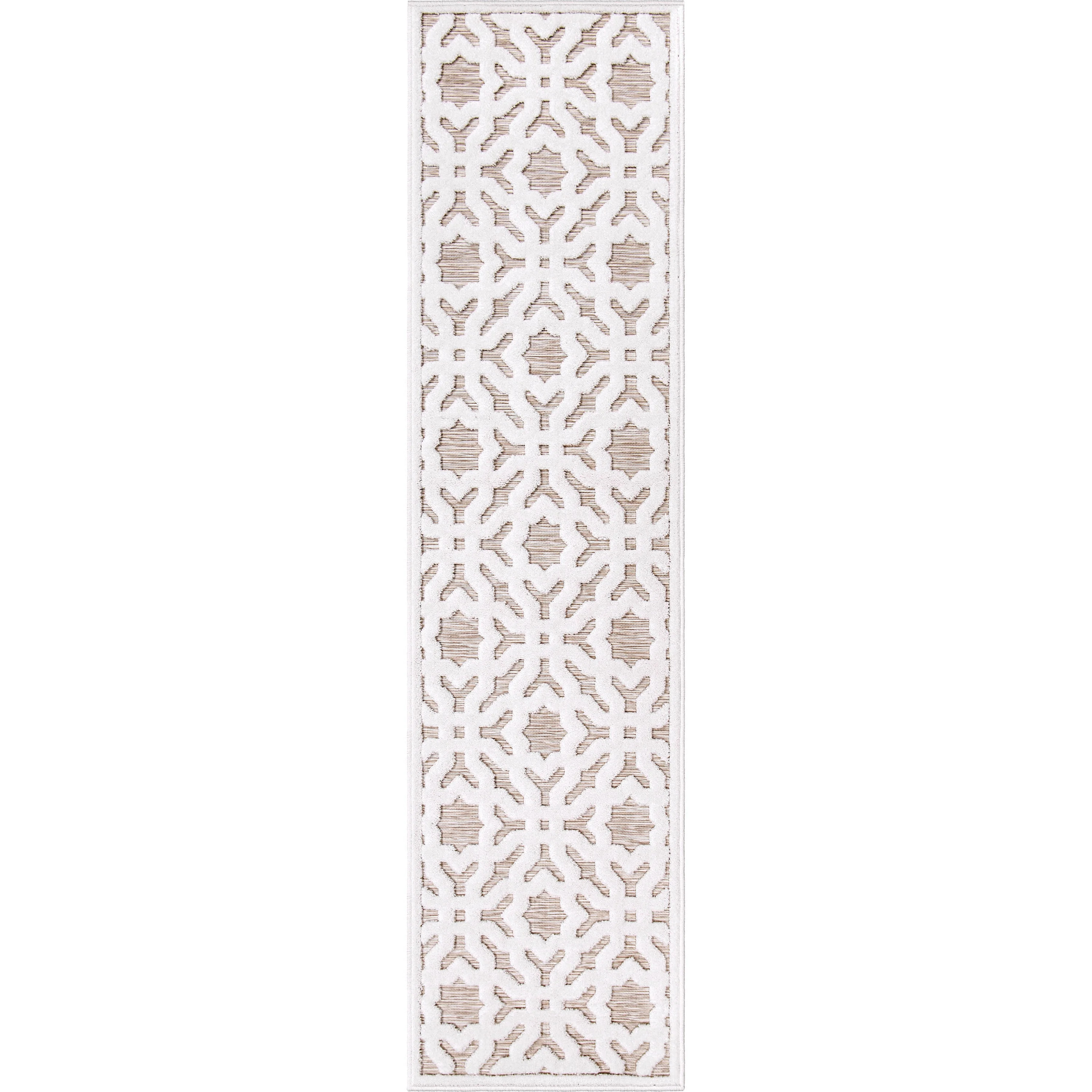 My Texas House Claire, Contemporary, Geometric, Woven Runner Rug, 1'11" x 7'6" | Walmart (US)