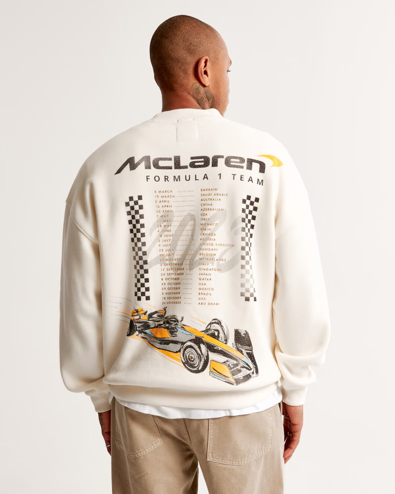 McLaren Graphic Crew Sweatshirt | Abercrombie & Fitch (US)
