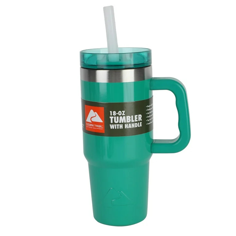 Ozark Trail 18 oz Tumbler with Handle, Shimmer Serrano Pepper | Walmart (US)