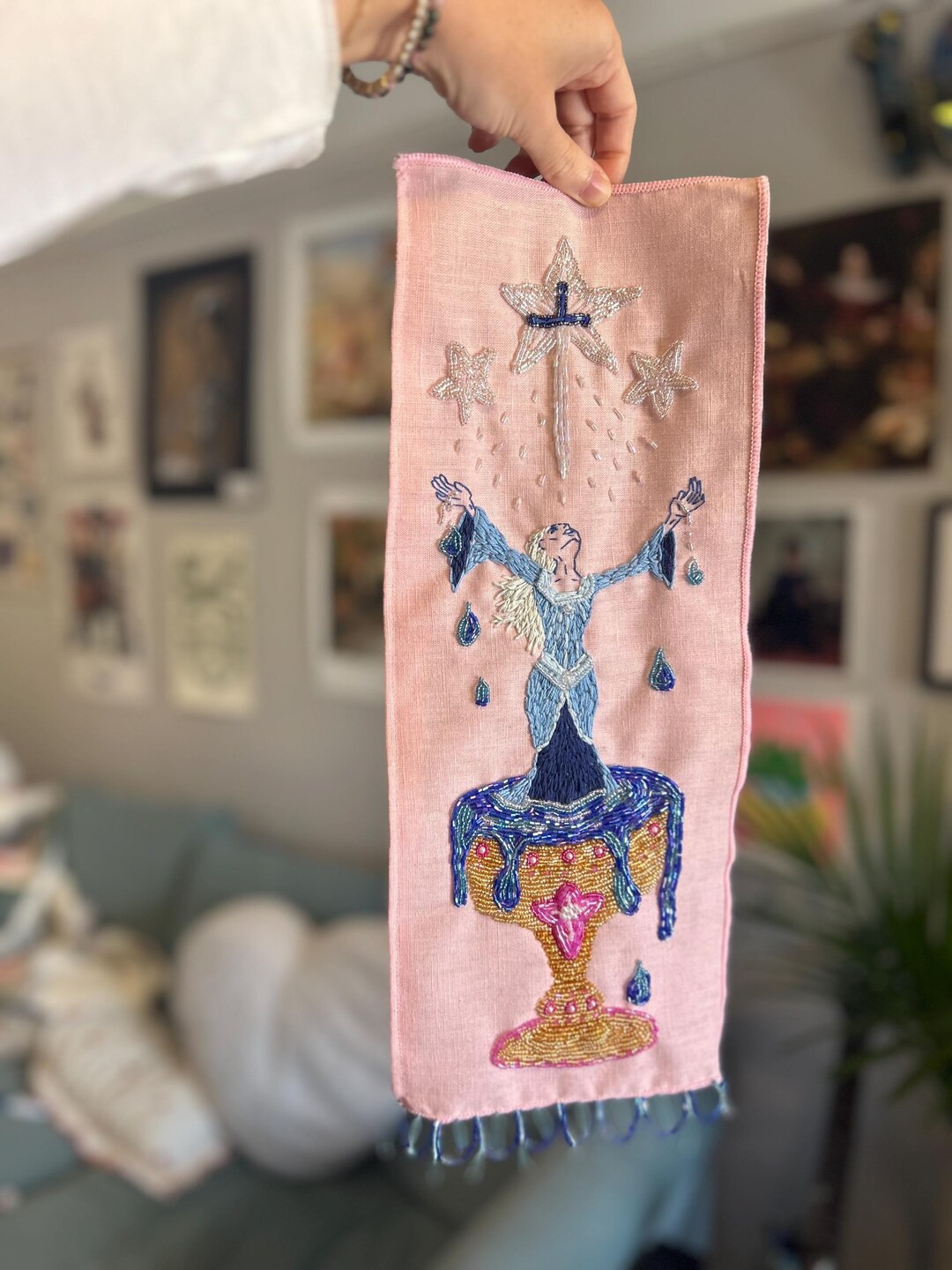 Star Girl Handmade Wall Hanging - Etsy | Etsy (US)