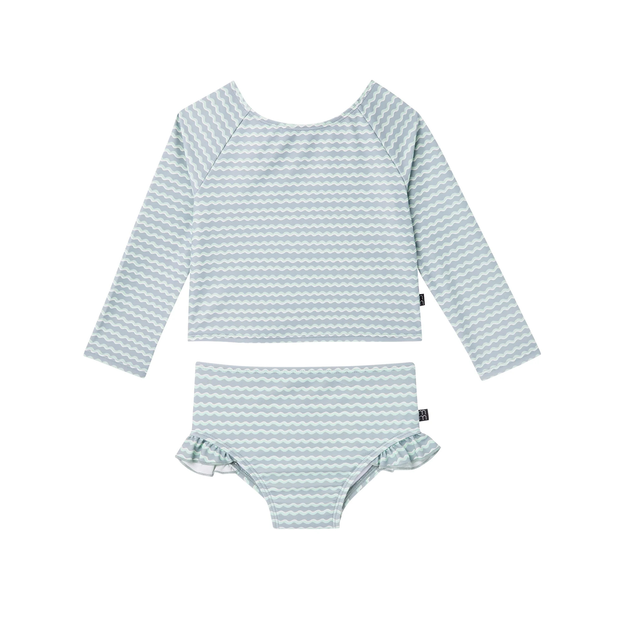 Modern Moments by Gerber Baby and Toddler Girl Keyhole Rashguard Set, 2-Piece, Sizes 0/3M-5T | Walmart (US)