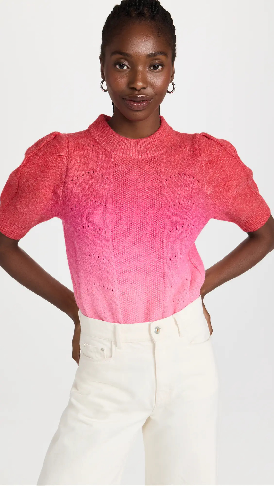 English Factory Short Sleeve Pullover Sweater | Shopbop | Shopbop