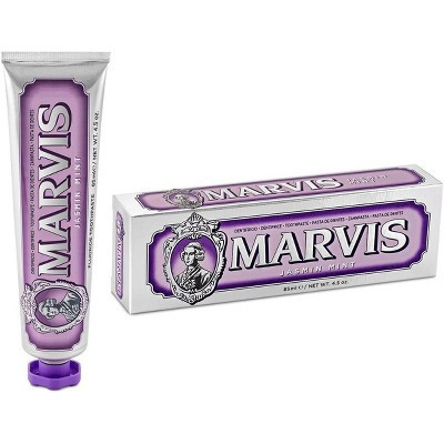 MARVIS Jasmin Mint Toothpaste (4.5 oz) FULL SIZE | Jasmine Mint Tooth Paste | Prevents Teeth Cavities, Freshens Breath | Target