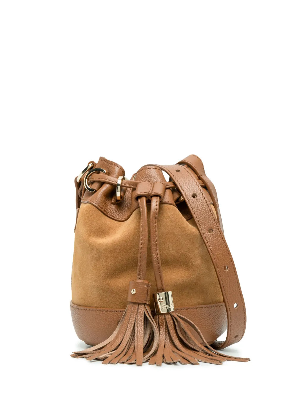 See By Chloé Small Vicki Suede Bucket Bag - Farfetch | Farfetch Global
