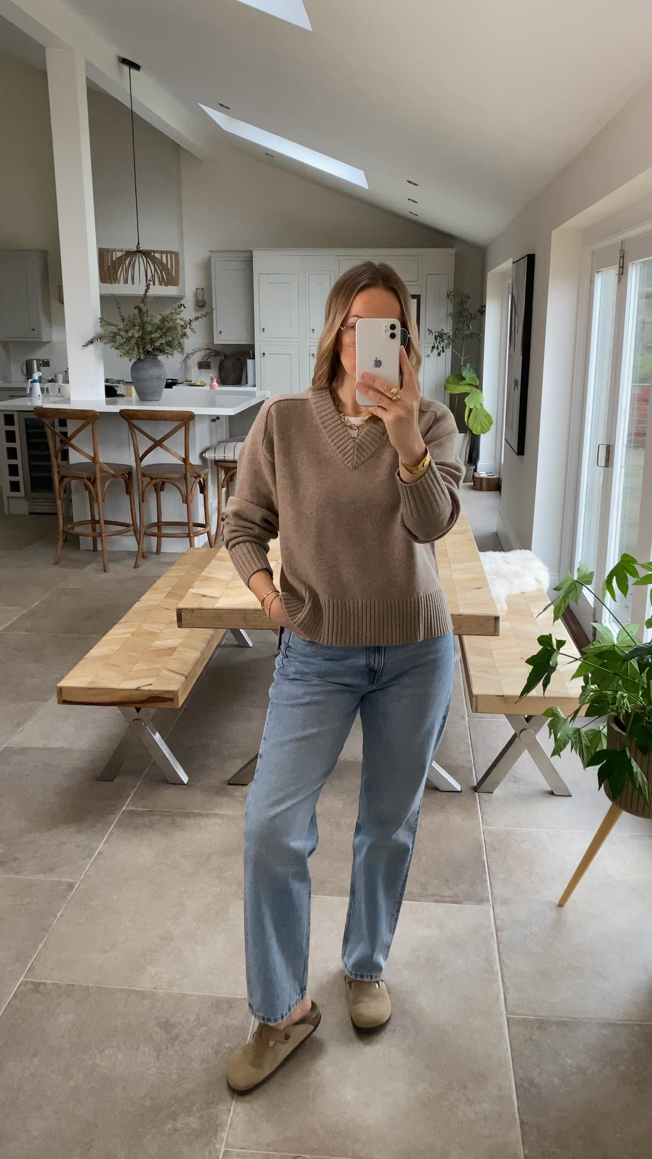 Simple casual off duty outfit pairing that soft wool neutral sweater (M-L) with those comfortable everyday zara jeans in a U.K. 14 (true to size) 

Midsize fashion
Casual outfit 
Everyday looks 


#LTKmidsize #LTKFashionMonth #LTKuk