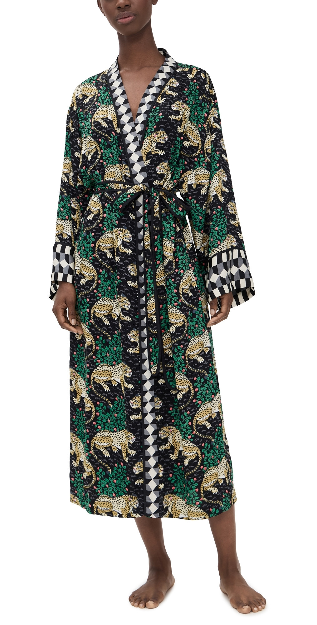 Printfresh Long Robe BAGHEERA, Ink XXS/XS | Shopbop