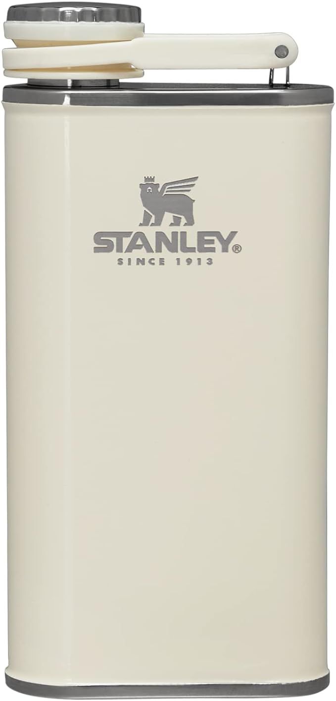 Stanley Classic Easy Fill Wide Mouth Flask 8oz Cream Gloss | Amazon (US)