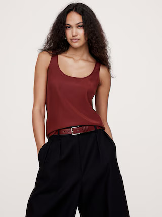 Essential Silk Tank | Banana Republic (US)