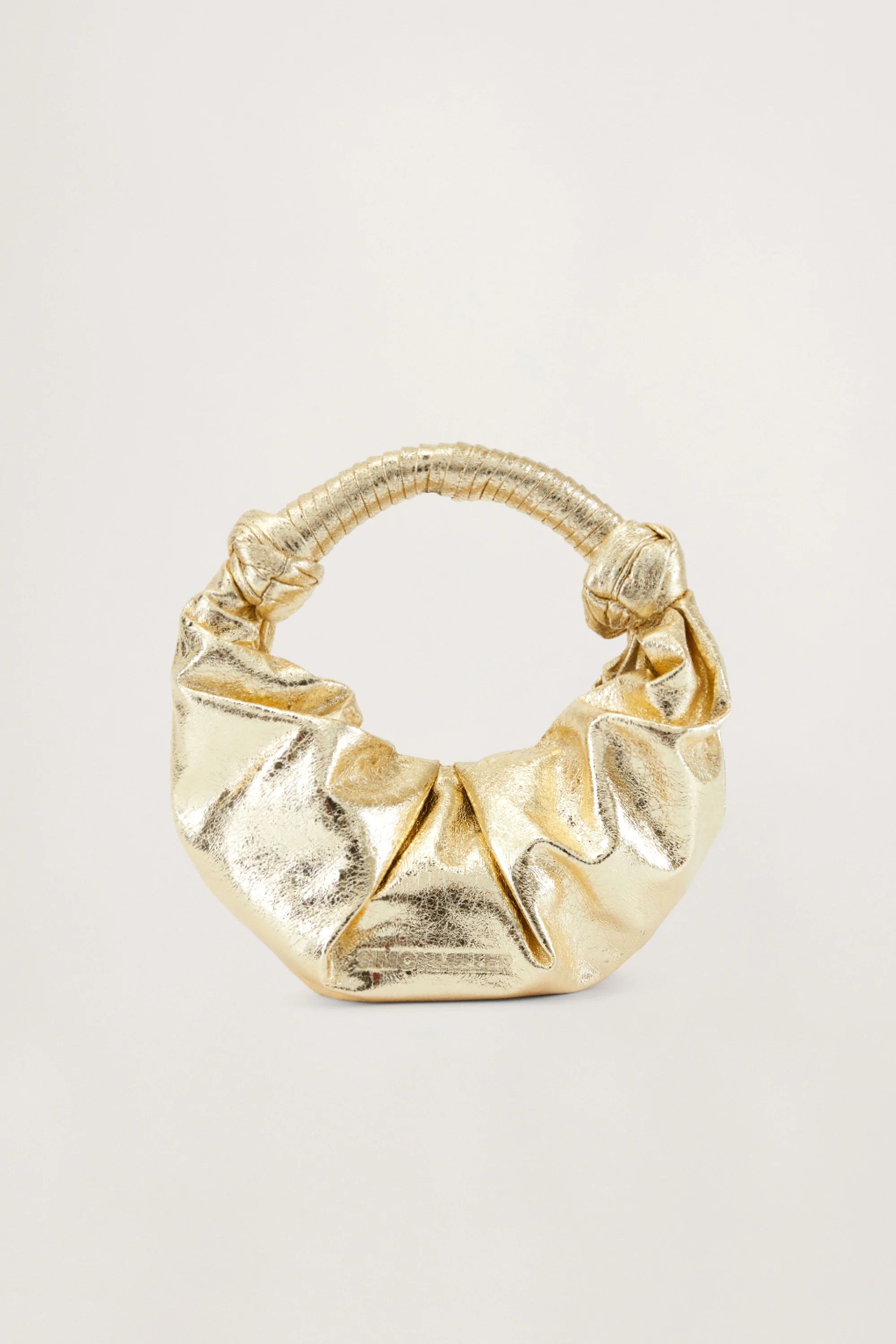 Crinkle
           Lopsy Bag in Star Gold | Simon Miller