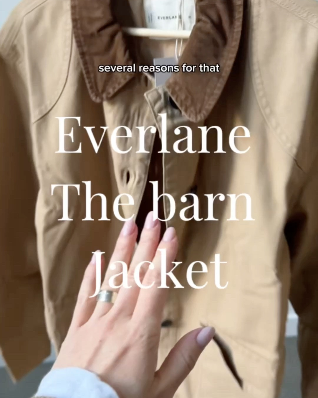 I keep coming back to Everlane The barn jacket in cornstalk and I can’t be surprised it sells out so often. 
It’s lightweight, soft, very packable, comfy and roomy. For a trendy oversized look go one or 2 sizes up. 
It’s also very well made and is priced just right + I love how Everlane sources their materials and labor. There’re many other similar options out there of course now that utility jackets are so popular so I linked a few more styles by H&M, Cos, Old Navy, LL Bean and J. Crew. 
Did you get yourself a barn jacket yet? 

#LTKSeasonal #LTKWorkwear #LTKVideo