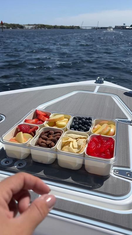 Boat day! We love this snack box for on the go; boating, camping, beach days, sitting pool side, just having ready in the fridge for after school snacks, etc 

#LTKtravel #LTKfamily