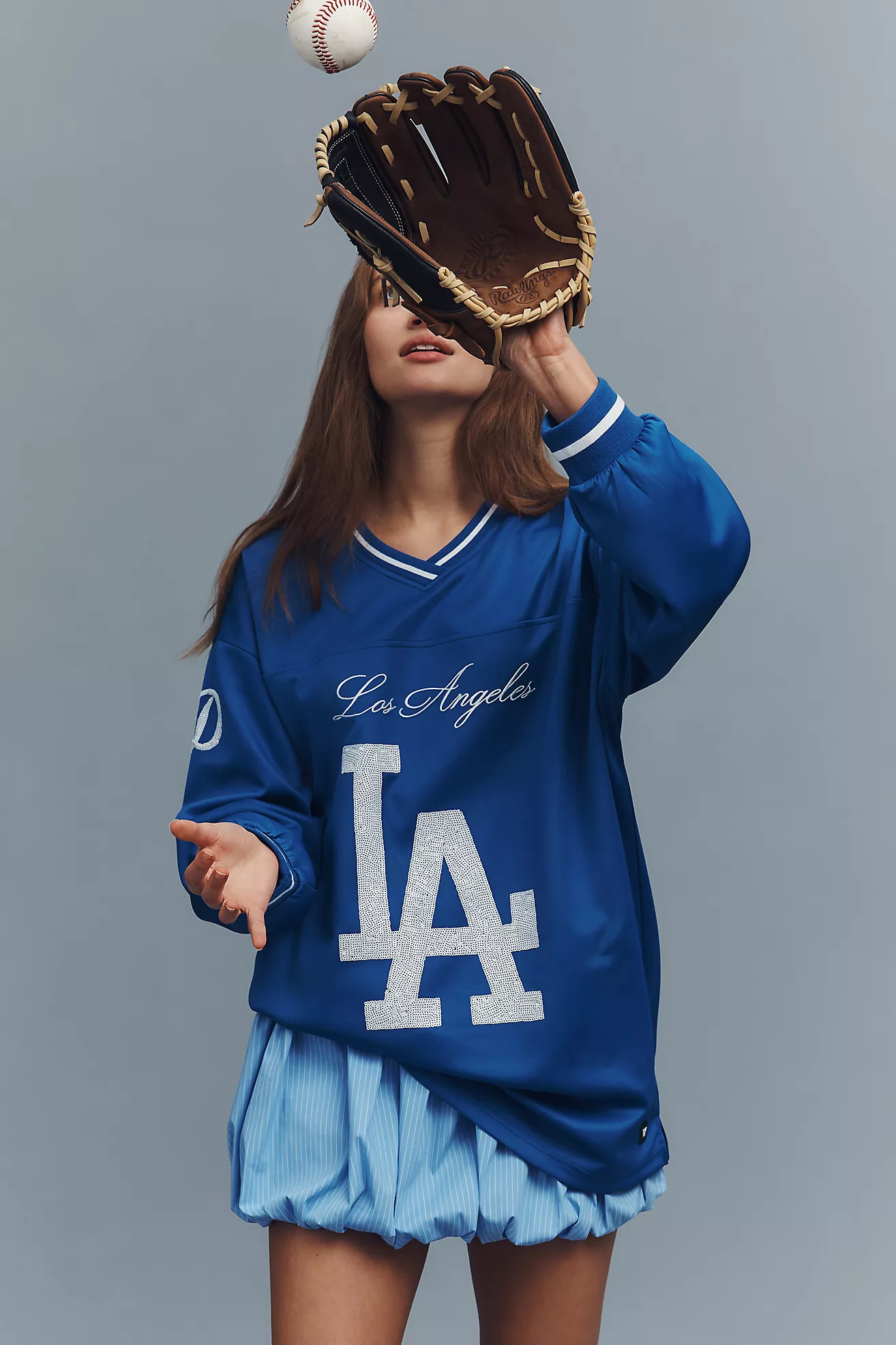 The Wild Collective x Anthropologie MLB Long-Sleeve Top | Anthropologie (US)