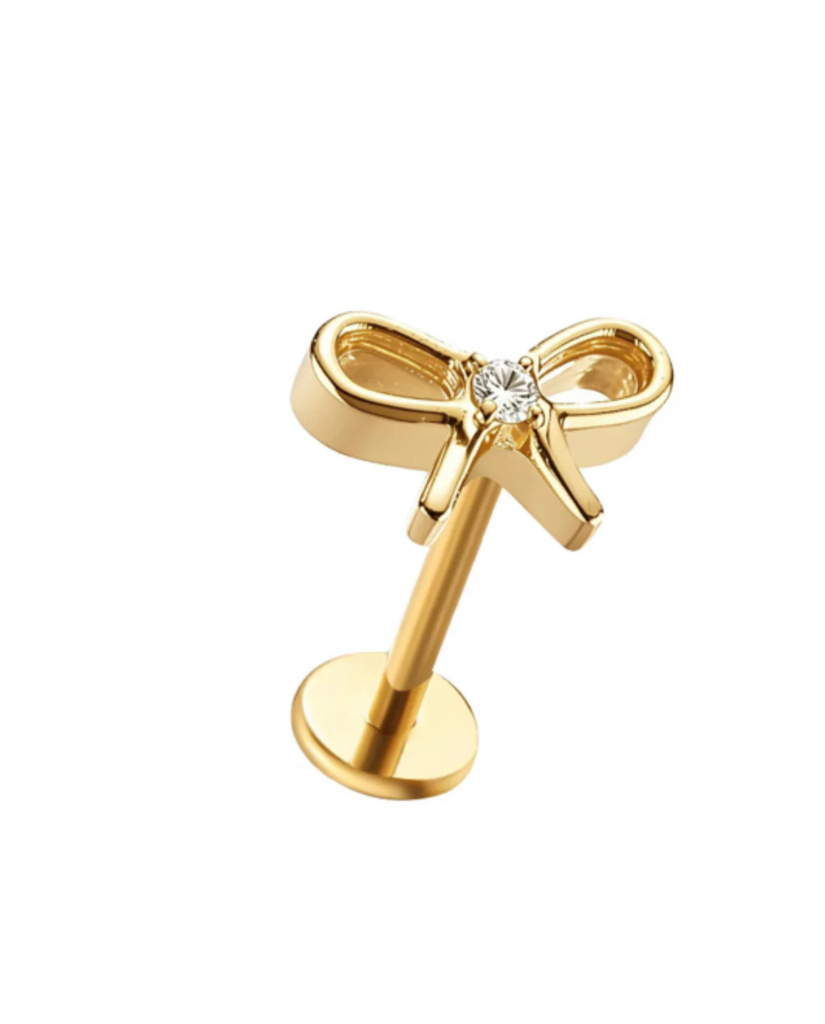 Diamond Bow Flat Back | Pierced by Ash Design