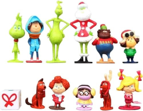 Whoville Miser Bath Playset Figure Set with Cindy Lou Who, Max and Friends | Amazon (US)