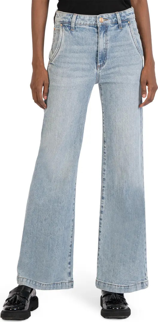 Meg High Waist Wide Leg Trouser Jeans | Nordstrom