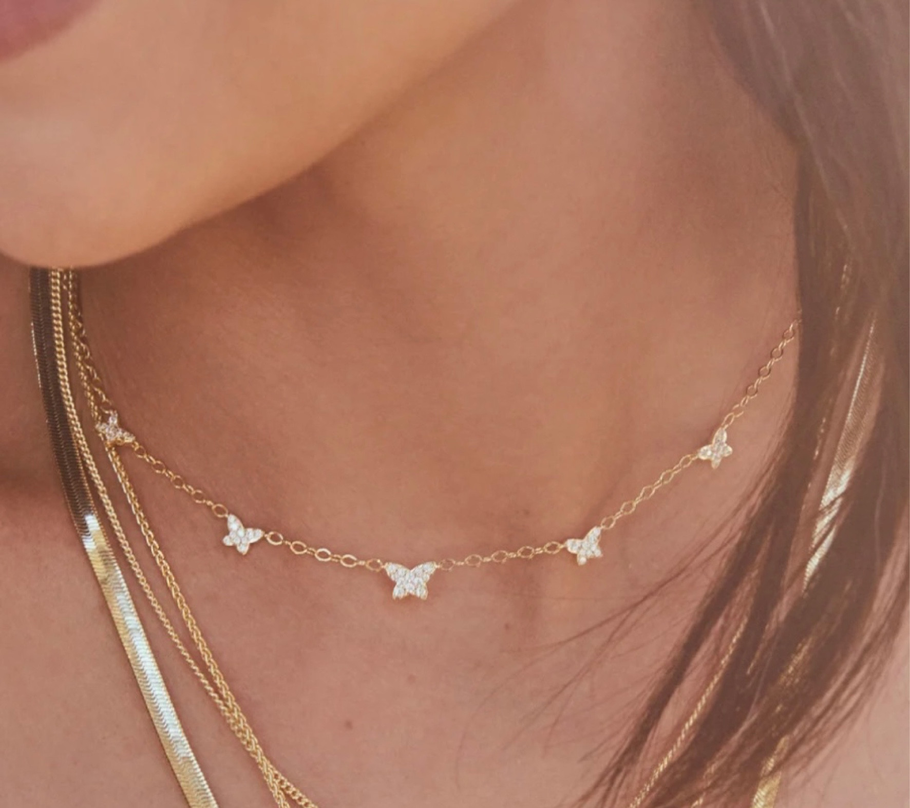 I have this and love it 🦋 so dainty and so pretty!

#LTKfindsunder100