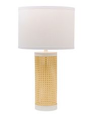 29in Wrapped Cane Glass Lamp | Marshalls