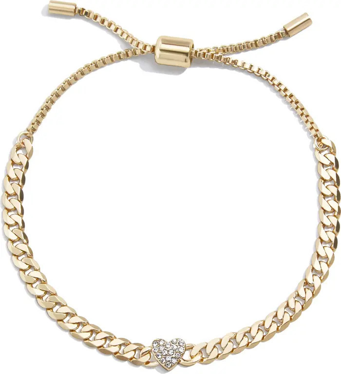 Crystal Pavé Heart Slider Bracelet | Nordstrom