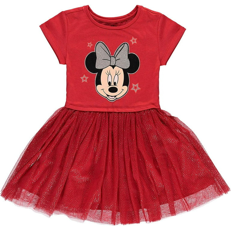 Minnie Mouse Girls' Tutu Dress with Tulle Skirt - Disney | Walmart (US)