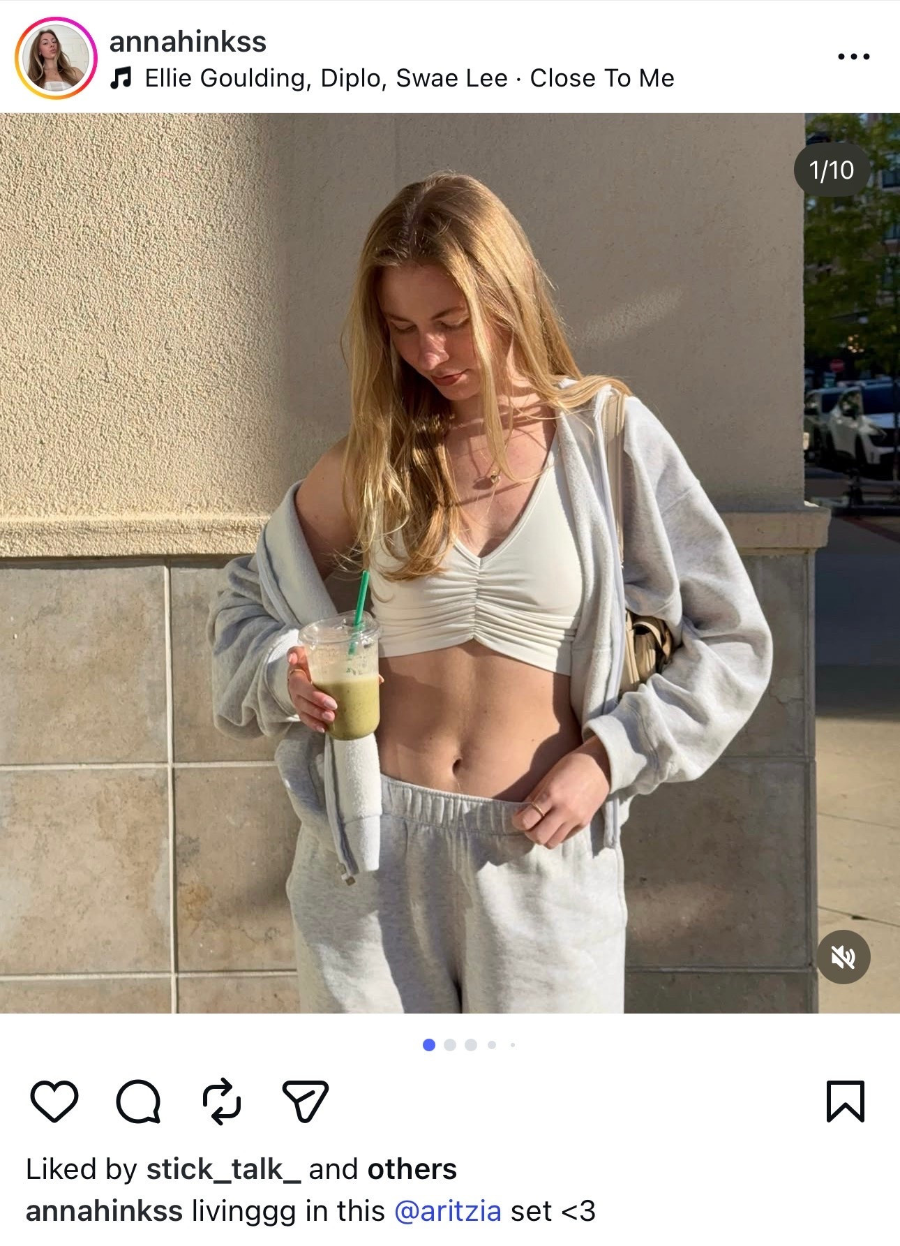 recent on IG post outfit links! 

White sports bra is @Alo Yoga & sweatset is @Aritzia 🫶🏻

#LTKootd #LTKmorningroutine #LTKBeauty