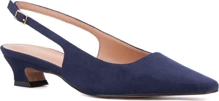 TORGEIS Slingback Kitten Heel Pump (Women) | Nordstromrack | Nordstrom Rack