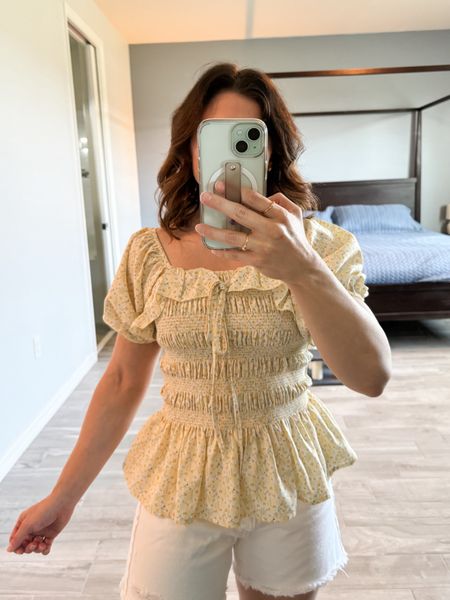 My white shorts are from Target and they are perfect for thic legs. 
Wearing size XS in blouse and 0 in the shorts 

I'm 4'10" and 115#; bust 32B, waist 26, hips 36

*** If you’re new to Ivy City Co and would like to purchase a dress that is not on sale use my code for 15% off:  PERFITLYPETITE15


#LTKActive #LTKStyleTip #LTKOver40