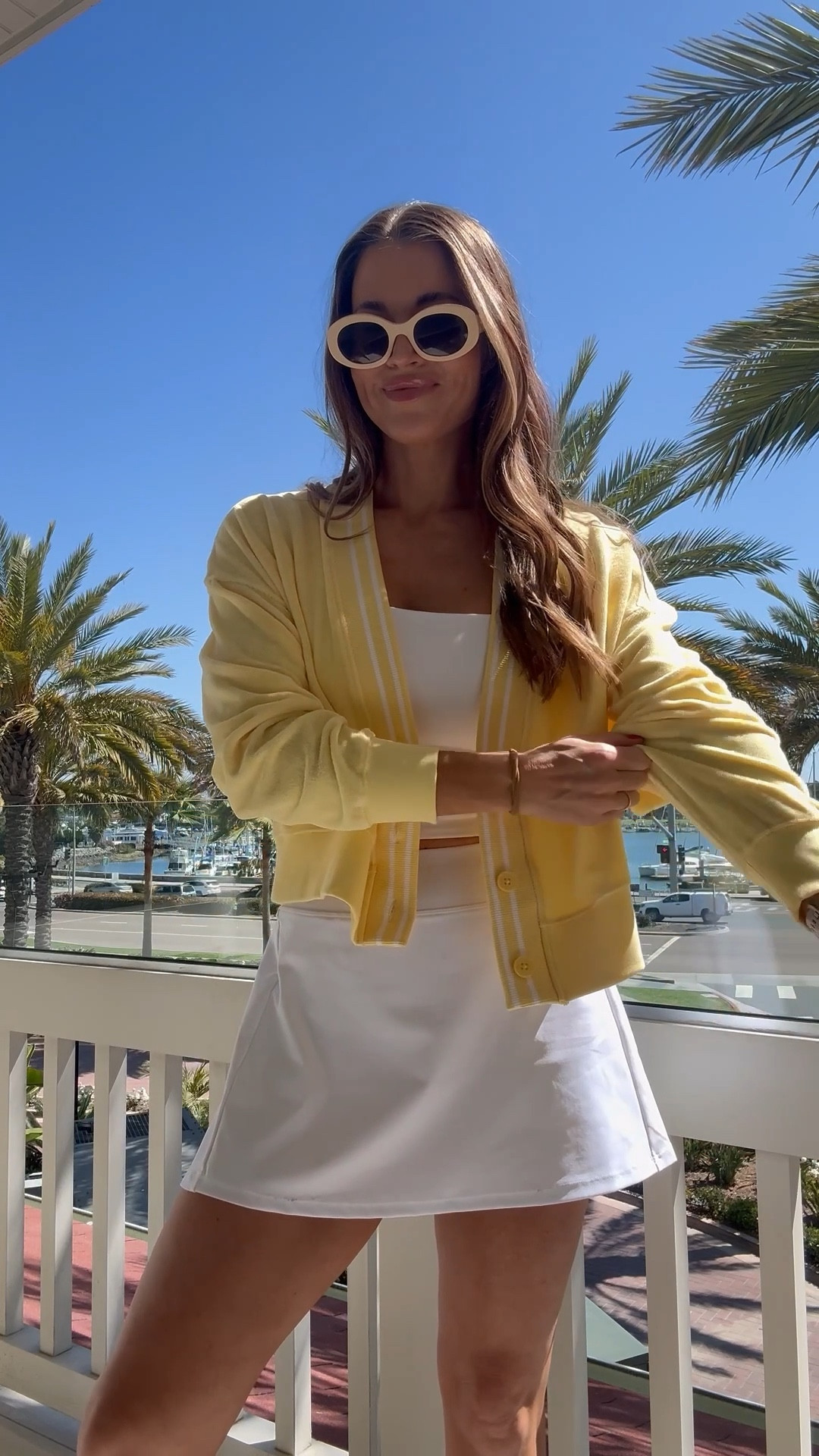 New workout outfit from Amazon and target! This butter yellow cardigan is everything (size small) sized up to medium in white skort and medium tank! 

Workout outfit 
Activewear 
Amazon activewear 
Target activewear 
Target fashion 


#whitswhims
Whits whims



#LTKFindsUnder50 #LTKActive #LTKSummerEdit