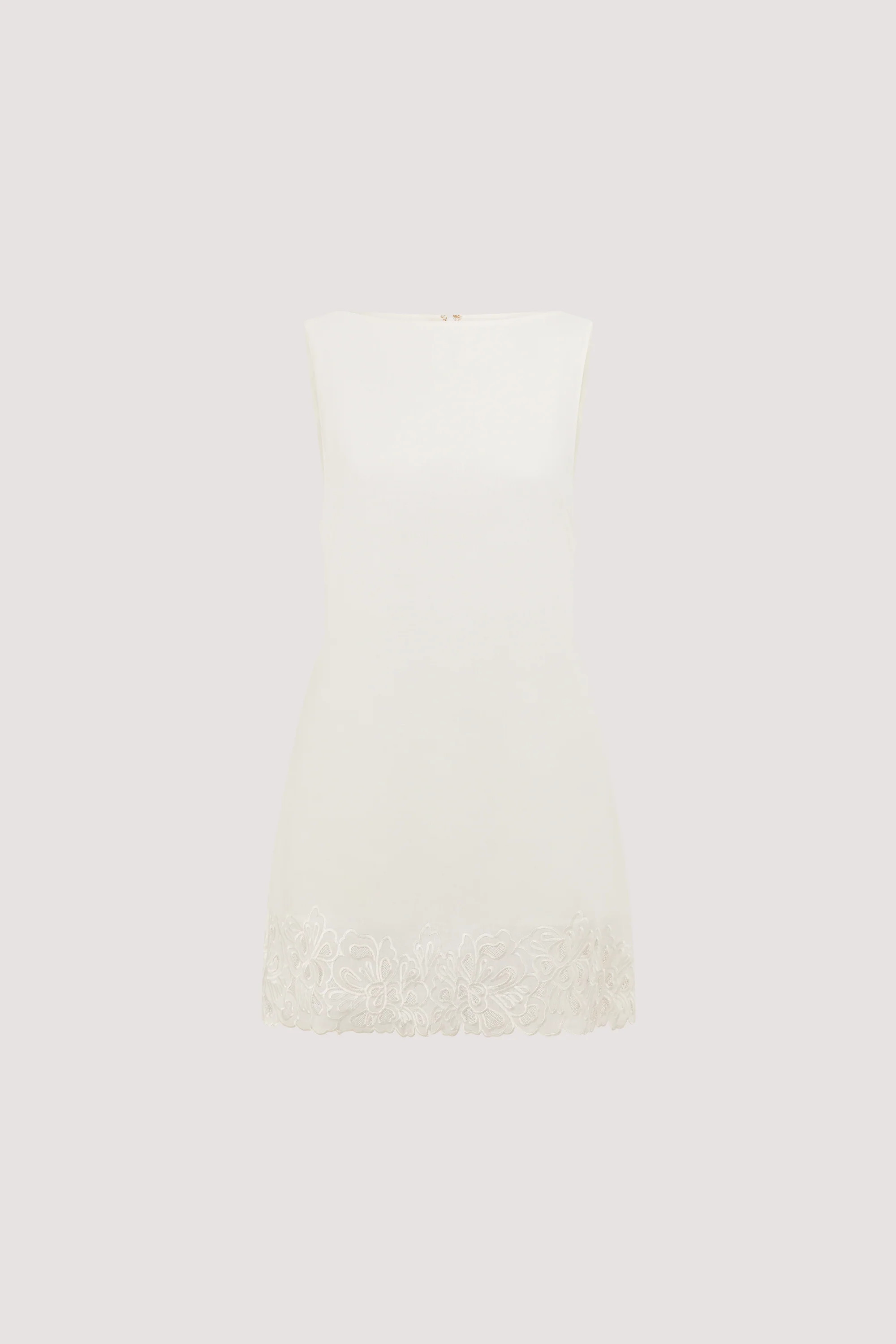 ZARIA OFF WHITE MINI DRESS | DISSH