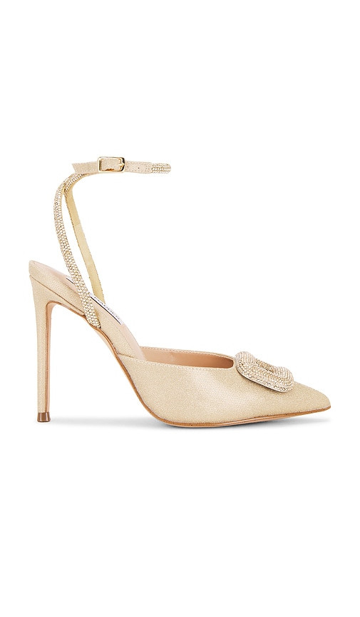Steve Madden Vienna Heel in Metallic Gold. - size 6.5 | Revolve Clothing (Global)