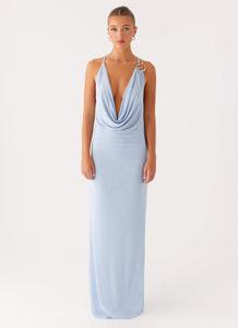 Game Player Maxi Dress - Blue | Peppermayo (Global)